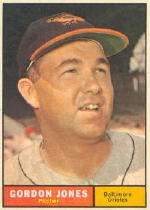 1961 Topps Baseball Cards      442     Gordon Jones